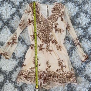 Sequin romper